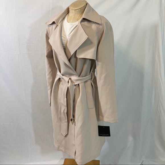 Marc New York belted trench coat NWT - Picture 2 of 6